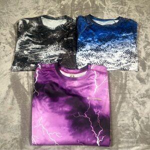 Lot of 3 COLUMBIA PFG Shirt Mens XXL Terminal Tackle Long Sleeve Flag Fishing